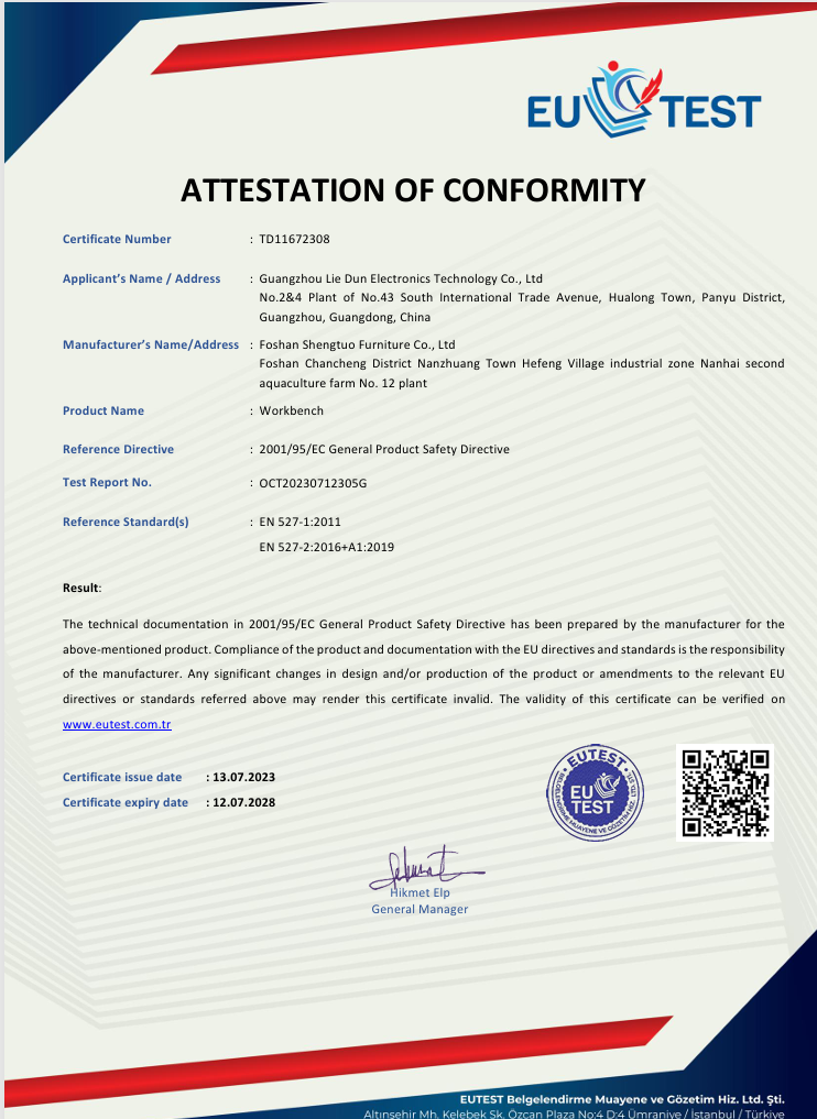 国际公告机构证书-GPSD（NB2968)